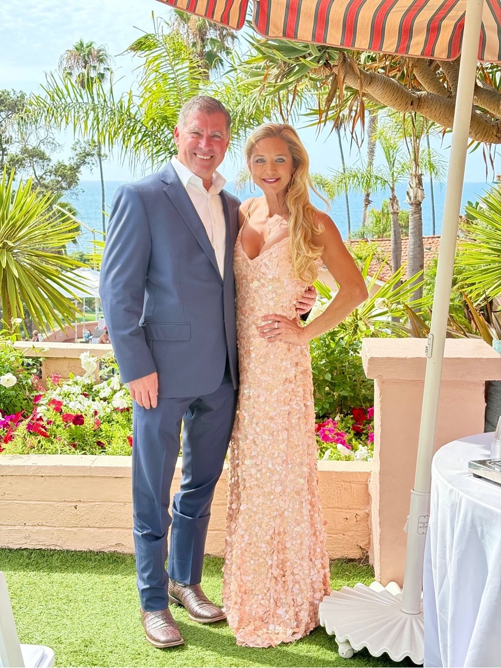 LovesShackFancy Blush Pink Sequin Maxi Dress - Picture 4 of 13
